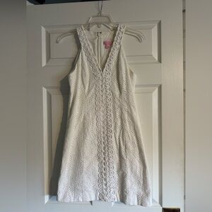 Lilly Pulitzer White Eyelet Mini Dress